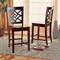Baxton Studio Nicolette Modern and Contemporary Transitional Dark Brown Finished Wood 2-Piece Counter Stool Set 176-11421-Zoro - alternate 3